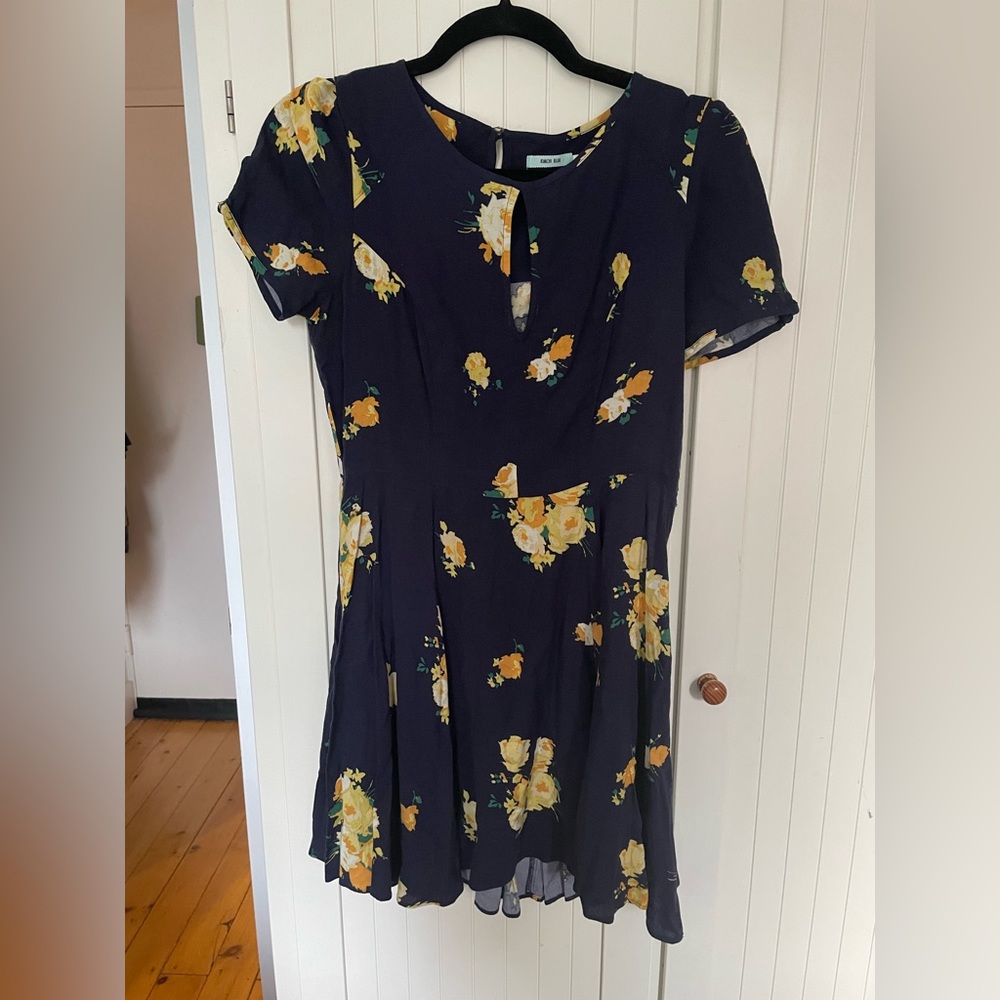 Retro style kimchi blue dress